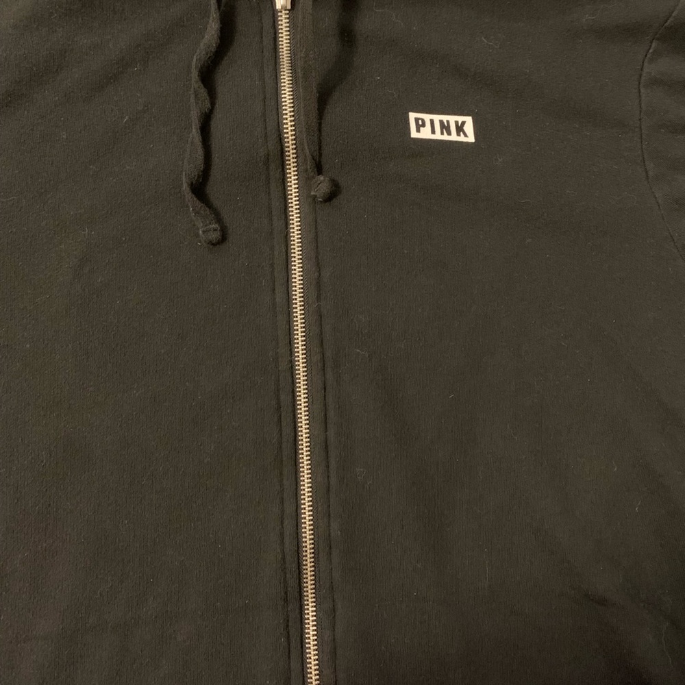 pink zip up hoodie